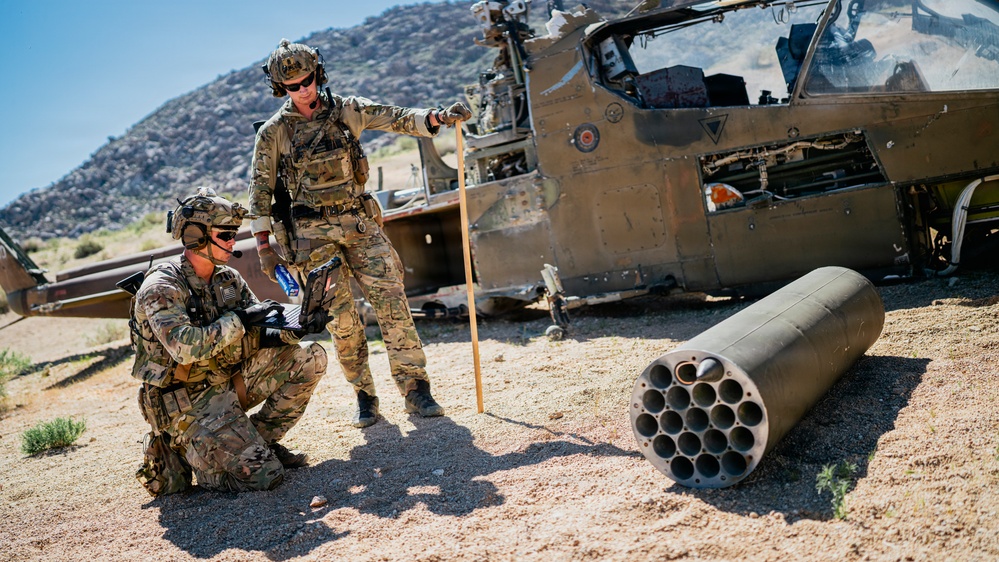 EOD Technicians Conduct a CSAR and Ordnance Response Drill