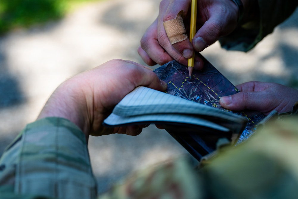 509th Security Forces Squadron Conducts Land Navigation Training