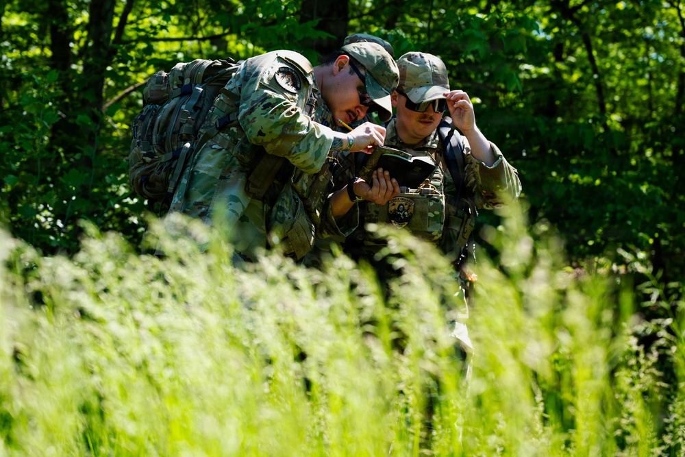 509th Security Forces Squadron Conducts Land Navigation Training
