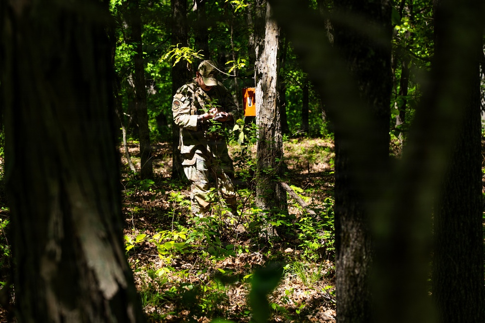509th Security Forces Squadron Conducts Land Navigation Training