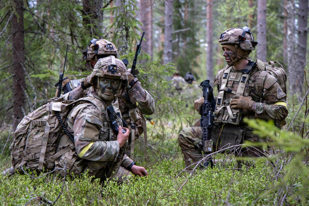 4-70th AR conducts force-on-force during exercise Saber Strike