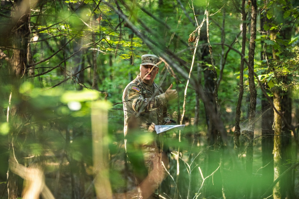 678th Air Defense Artillery Brigade conducts land navigation training