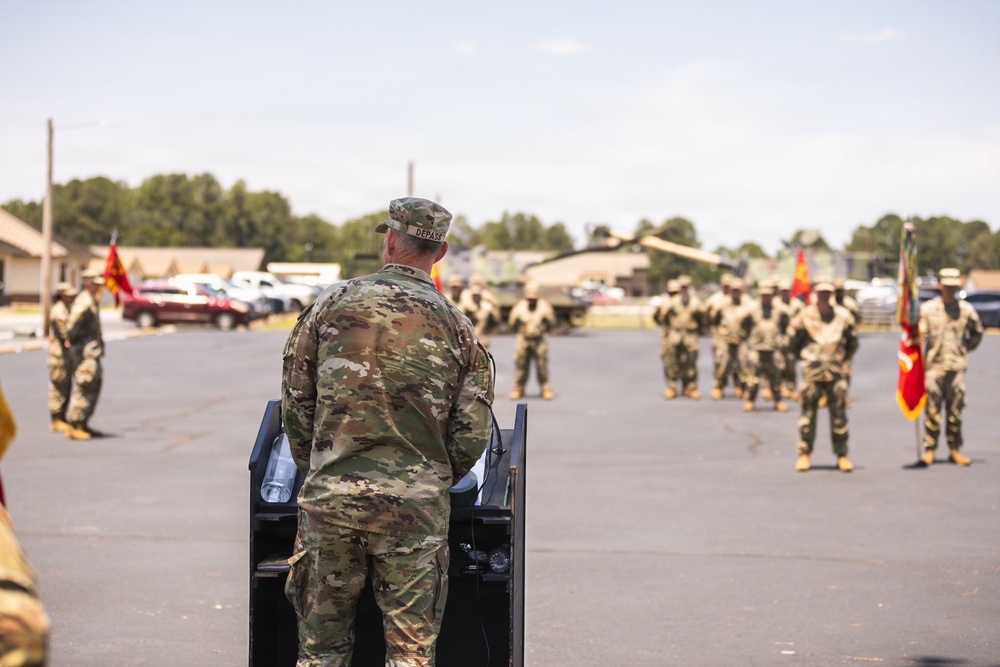 1st Battalion 178th Field Artillery conducts Change of Command Ceremony