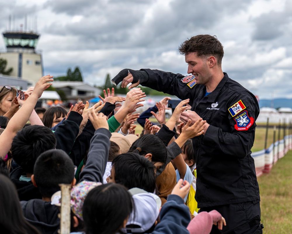F-35A Demonstration Team at Hillsboro Airshow