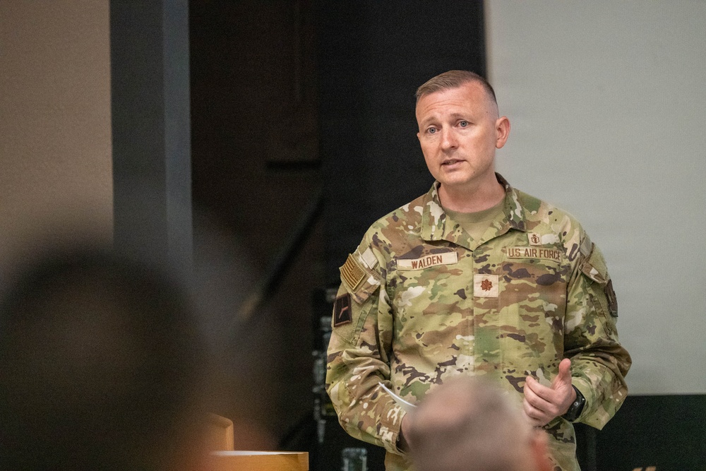 Commanders engage wing leadership during RAF Fairford training event