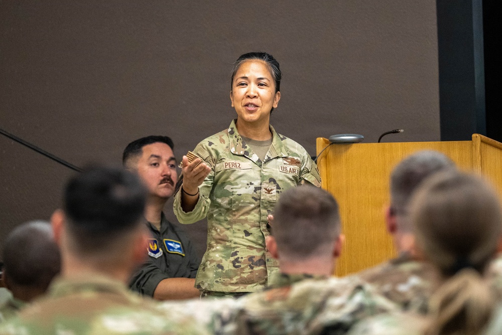 Commanders engage wing leadership during RAF Fairford training event