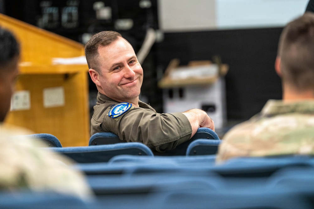 Commanders engage wing leadership during RAF Fairford training event