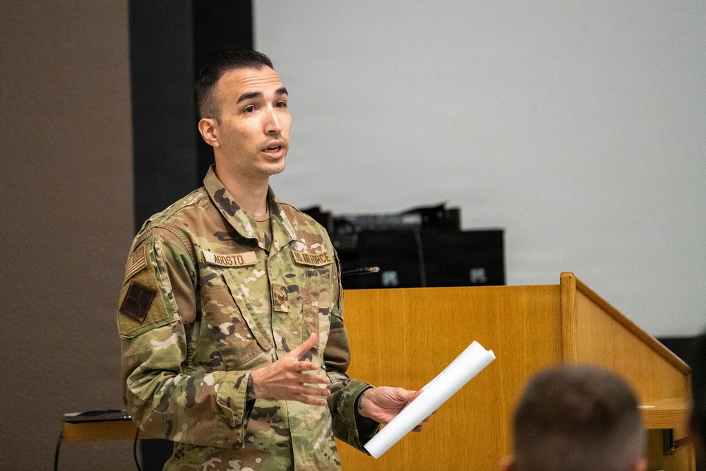 Commanders engage wing leadership during RAF Fairford training event
