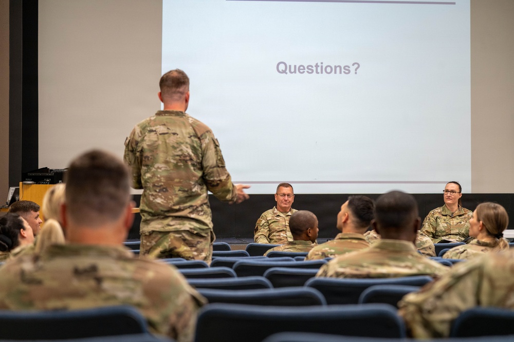 Commanders engage wing leadership during RAF Fairford training event