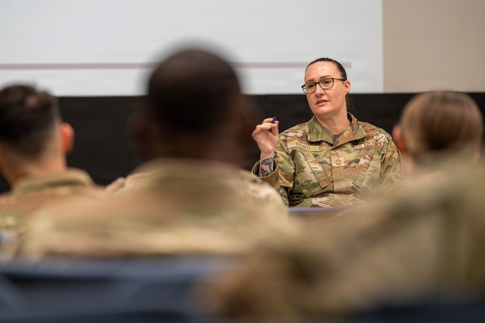 Commanders engage wing leadership during RAF Fairford training event