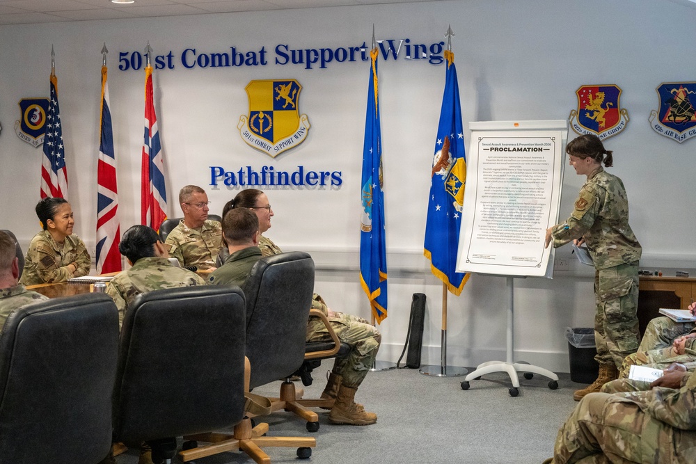 501st CSW leadership reinforces commitment to ending sexual assault