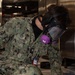 USS Ronald Reagan (CVN 76) Sailors Replace PRC On The Mess Decks