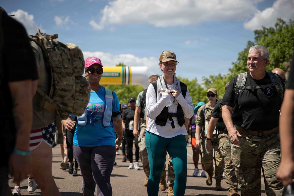 Alabama National Guard signs proclamation, hosts ruck march for Sexual Assault Awareness and Prevention Month