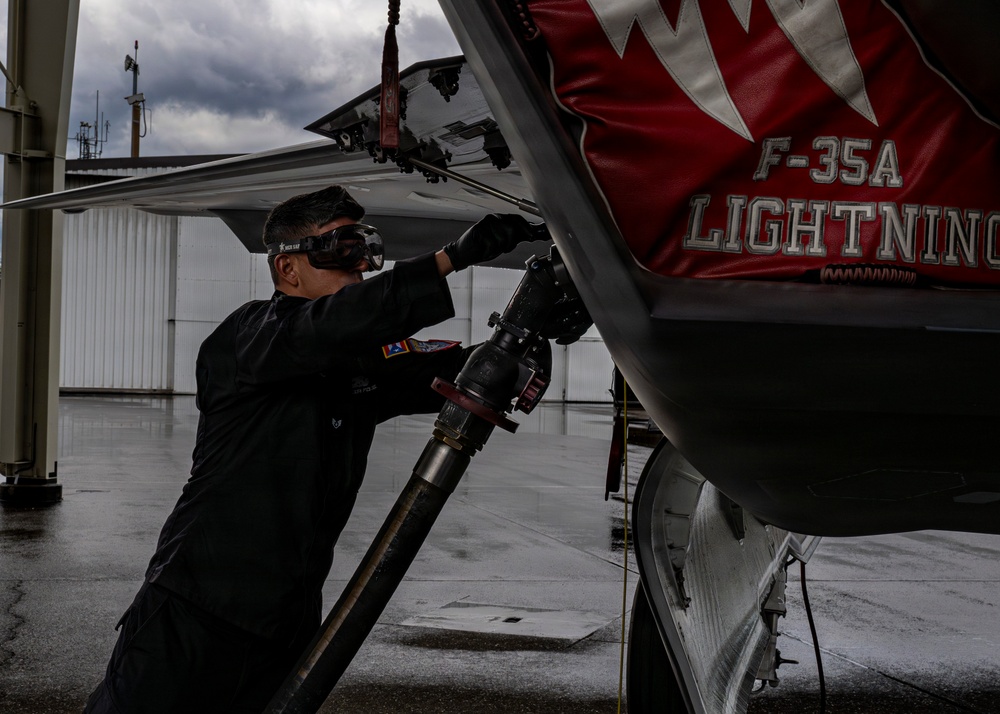 F-35A Demonstration Team Refueling
