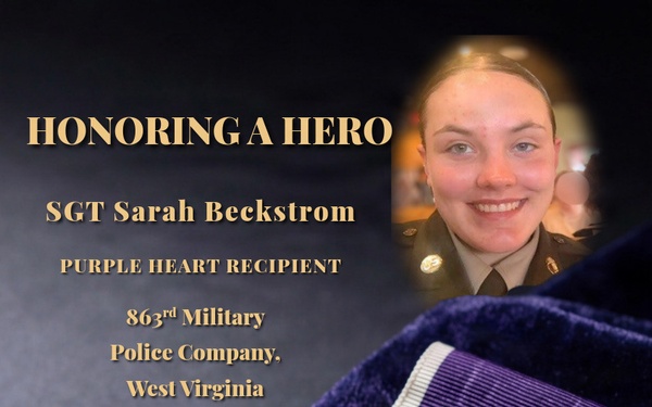 JTF Honors Sgt. Sarah Beckstrom