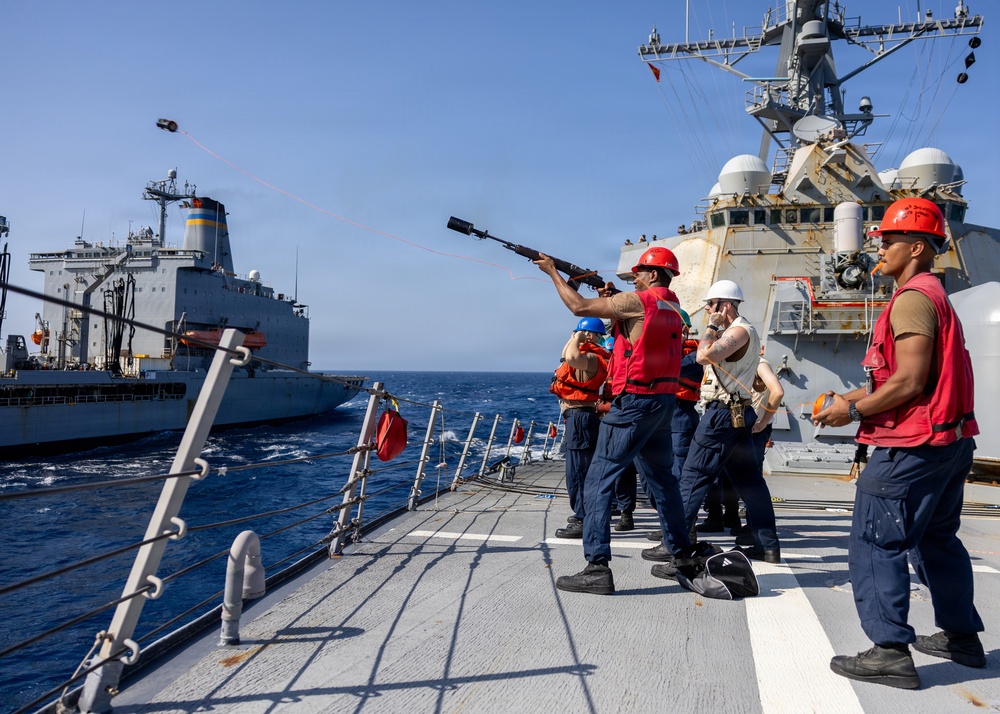 Ross Conducts Replenishment-at-Sea