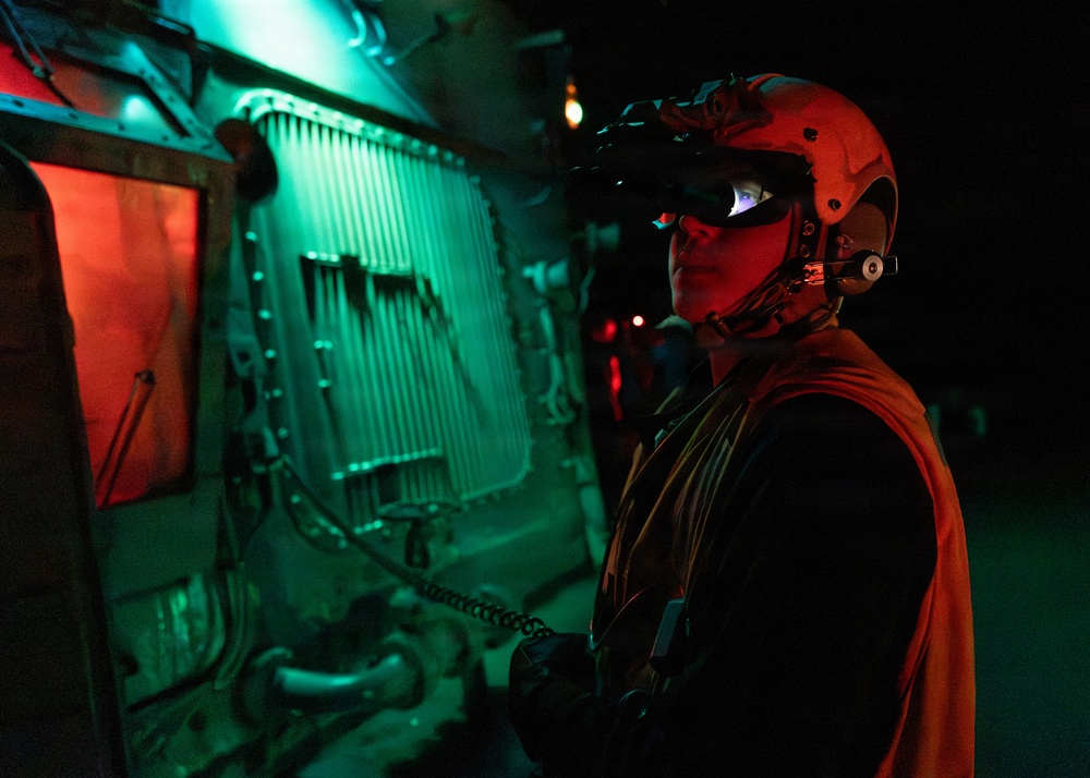 Ross Conducts Flight Operations