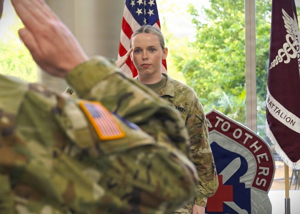Headquarters Company Change of Command Ceremony Held at Martin Army Community Hospital