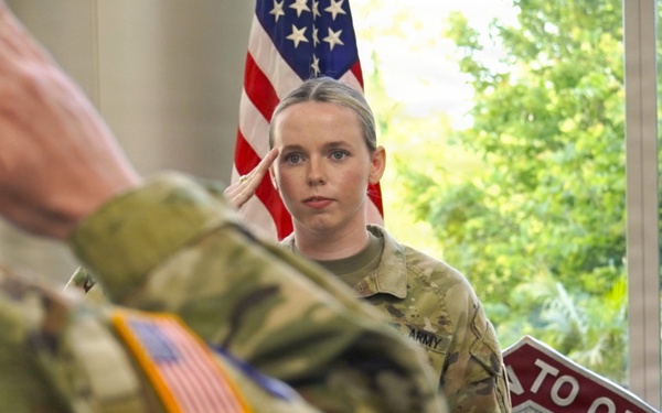 Headquarters Company Change of Command Ceremony Held at Martin Army Community Hospital