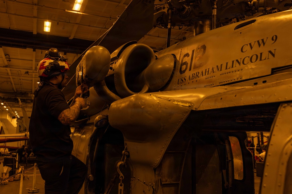 Abraham Lincoln Conducts Operations
