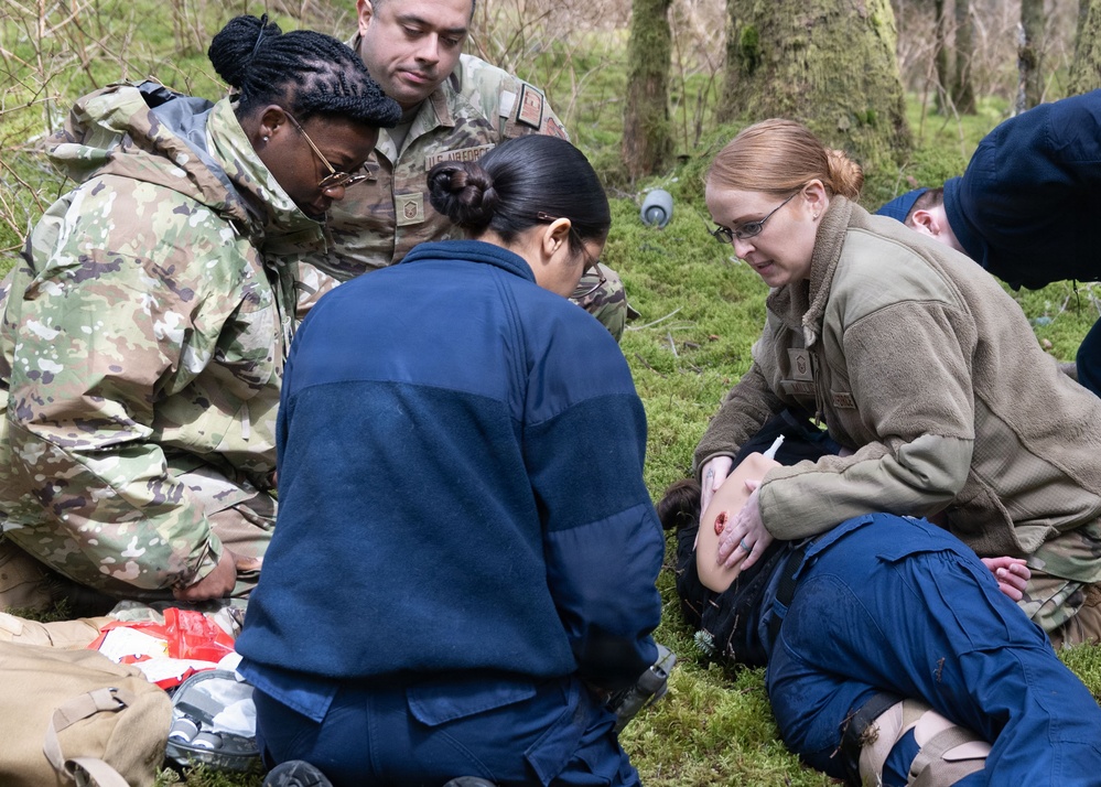 Joint forces complete tactical combat casualty care training