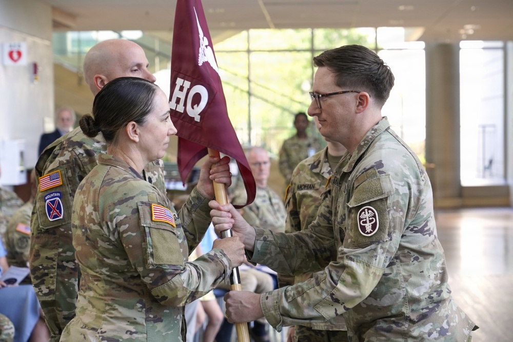 Headquarters Company Change of Command Ceremony Held at Martin Army Community Hospital