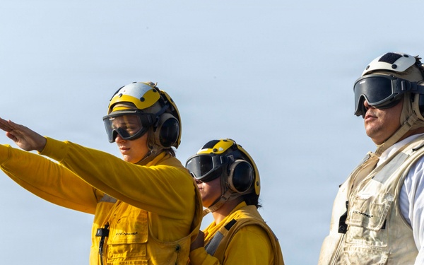 Milius Conducts Flight Operations