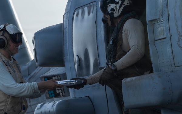 Milius Conducts Flight Operations