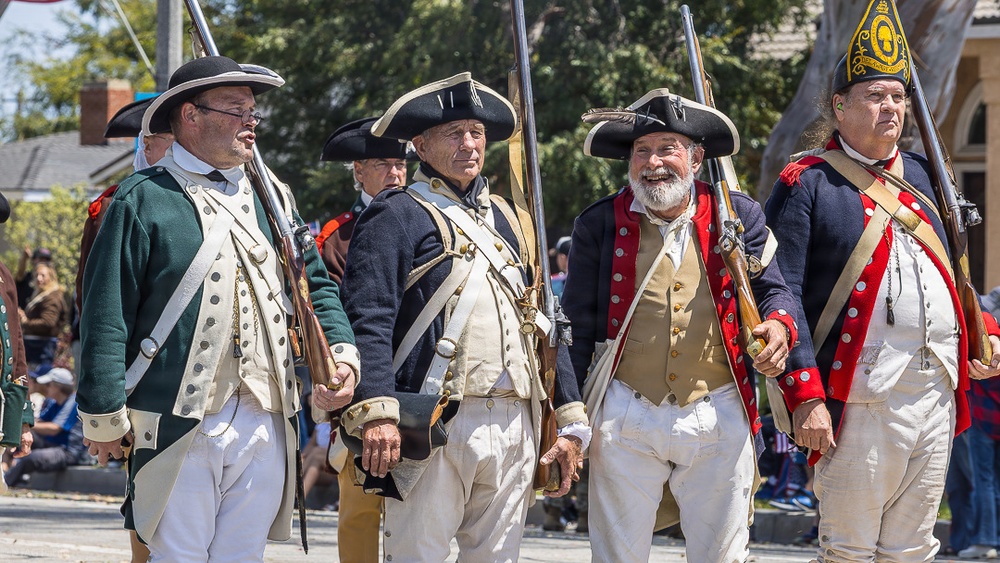 RECRUITERS ASSIGNED TO NAVY TALENT ACQUISITION GROUP PACIFIC PARTICIPATE IN THE ARMED FORCES DAY PARADE IN TORRANCE, CALIFORNIA.