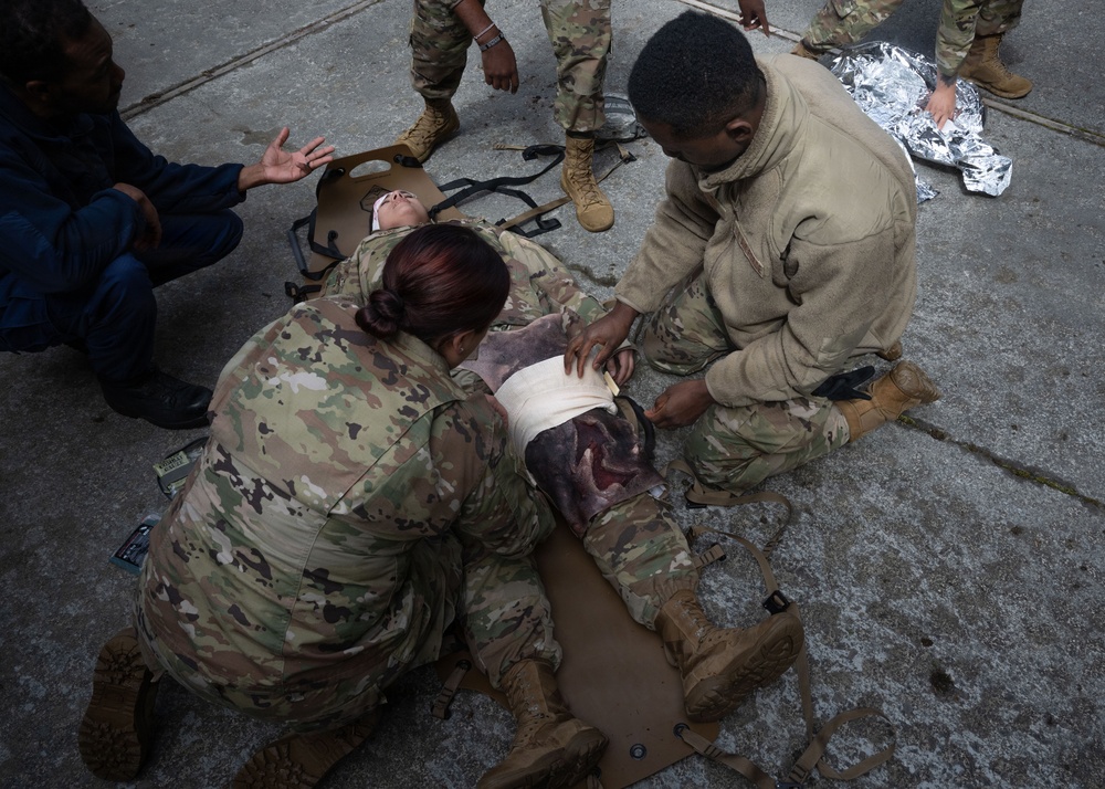 Joint forces complete tactical combat casualty care training