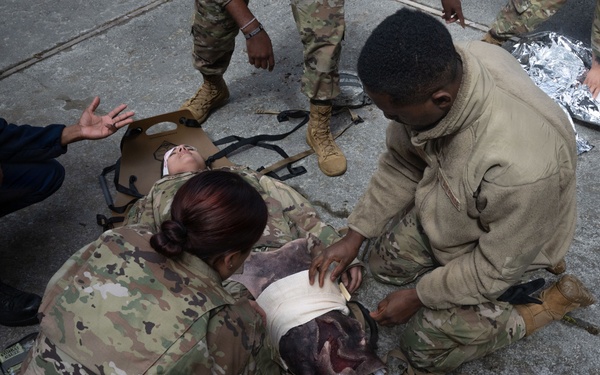 Joint forces complete tactical combat casualty care training