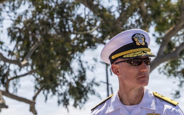 RECRUITERS ASSIGNED TO NAVY TALENT ACQUISITION GROUP PACIFIC PARTICIPATE IN THE ARMED FORCES DAY PARADE IN TORRANCE, CALIFORNIA.