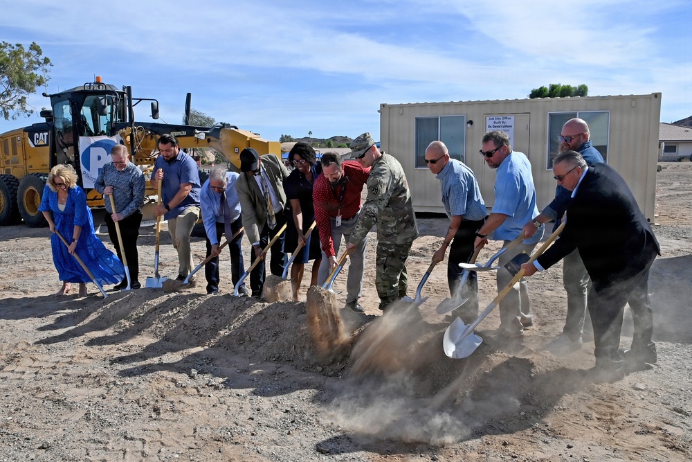 Officials break ground for new elementary school building at U.S. Army Yuma Proving Ground