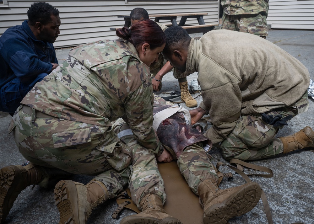 Joint forces complete tactical combat casualty care training
