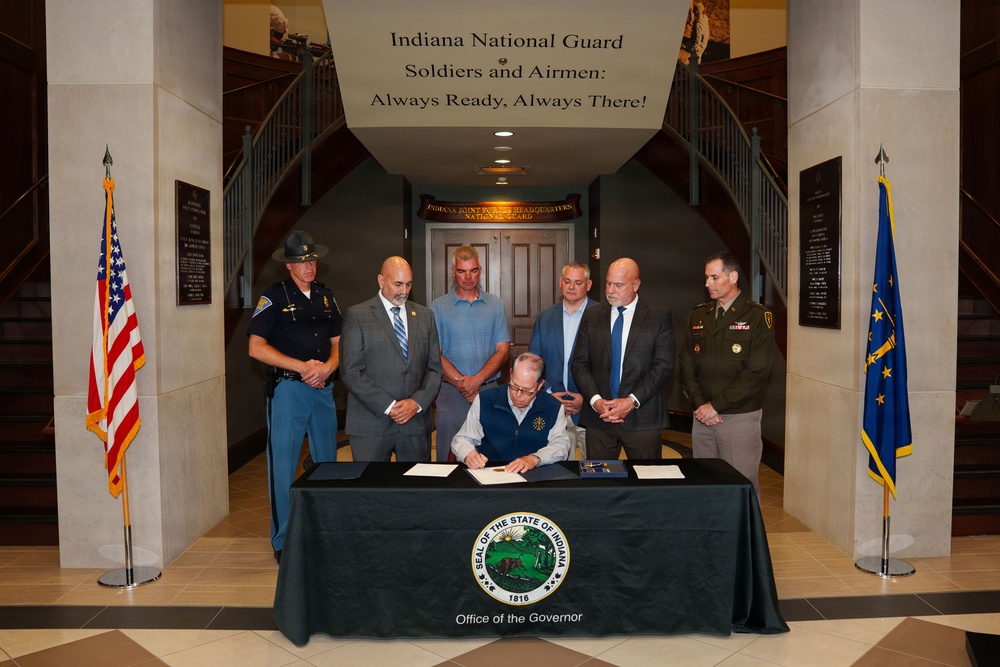 Indiana Governor Braun signs bill HEA 1268 and 1343