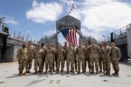 TCP Mariners Earn Army Mariner Badges Aboard LSV-8