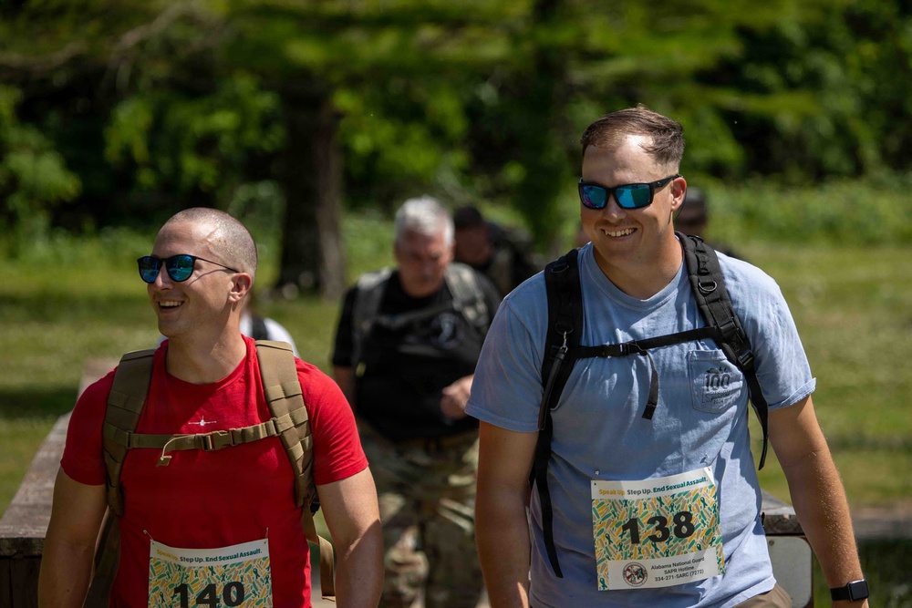 Alabama National Guard signs proclamation, hosts ruck march for Sexual Assault Awareness and Prevention Month