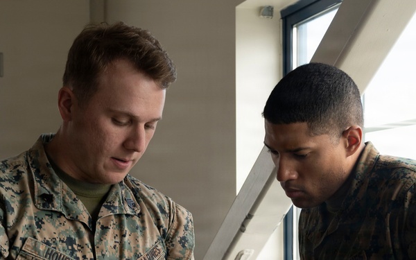 U.S. Marines conduct radio operations training during Kodiak Arctic Care 2026