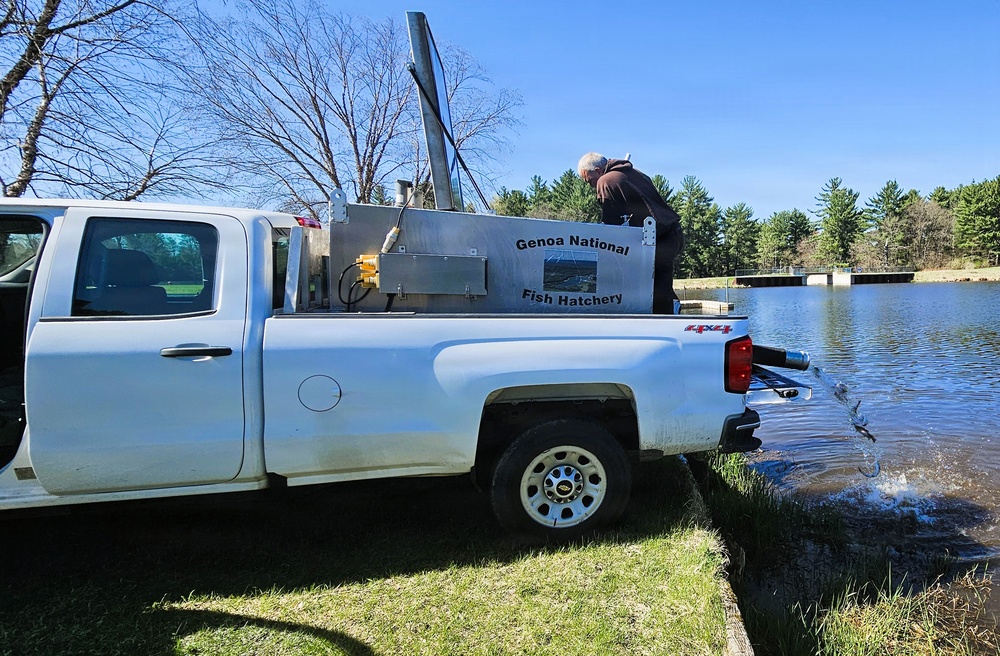 15,000 rainbow trout stocked at Fort McCoy in time for May 2026 fishing opener