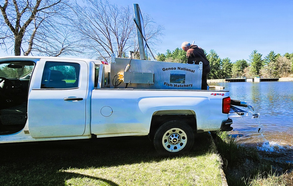 15,000 rainbow trout stocked at Fort McCoy in time for May 2026 fishing opener