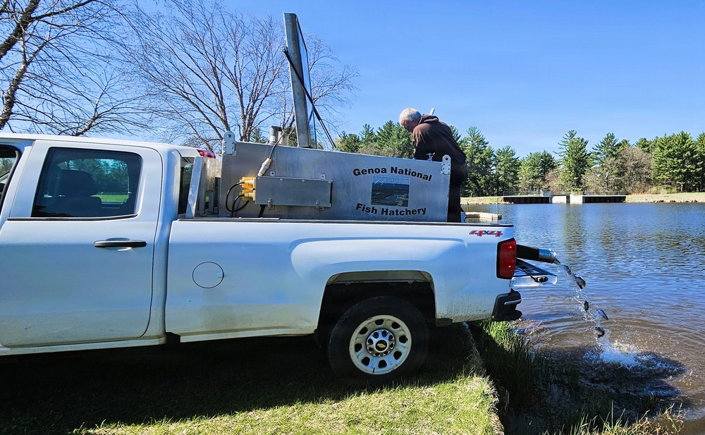 15,000 rainbow trout stocked at Fort McCoy in time for May 2026 fishing opener