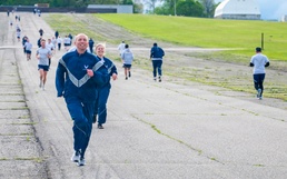 Senior intelligence leaders visit NASIC, connects with Airmen