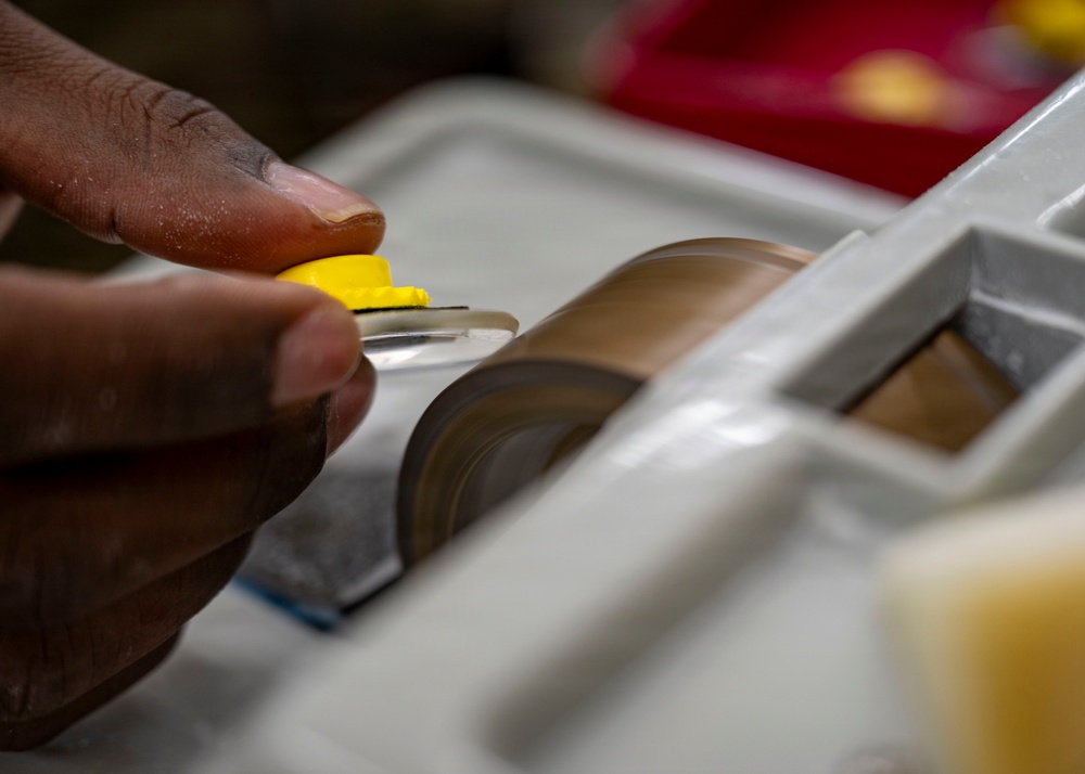 Joint-service members fabricate glasses for the community of Kodiak Island during Kodiak Arctic Care 2026