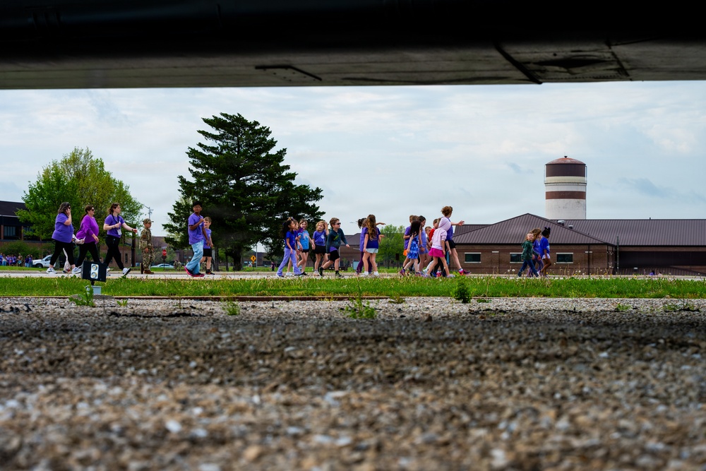 The Month of the Military Child celebrated by an annual mile walk