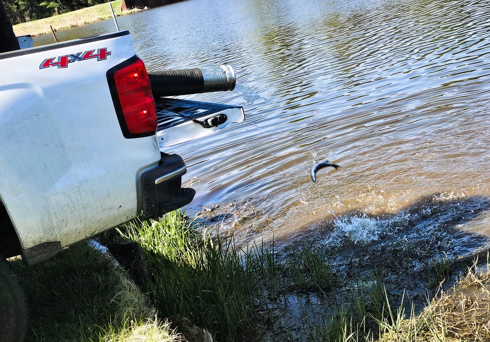 15,000 rainbow trout stocked at Fort McCoy in time for May 2026 fishing opener