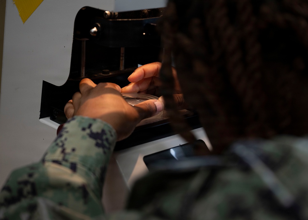 Joint-service members fabricate glasses for the community of Kodiak Island during Kodiak Arctic Care 2026