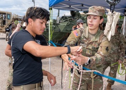 JROTC cadets engage with Fort Leonard Wood Soldiers, gain firsthand perspective on mission-ready capabilities