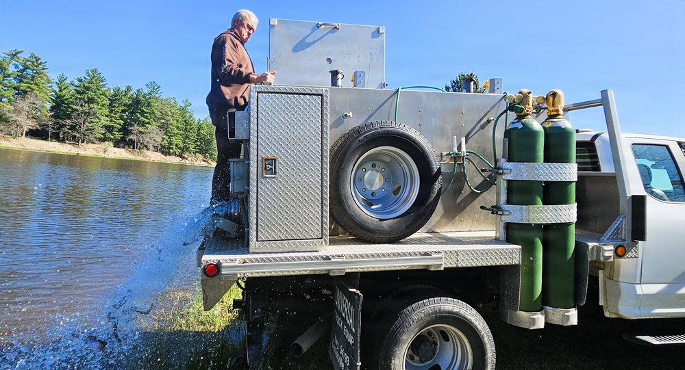 15,000 rainbow trout stocked at Fort McCoy in time for May 2026 fishing opener