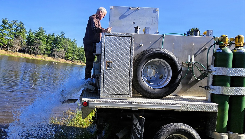 15,000 rainbow trout stocked at Fort McCoy in time for May 2026 fishing opener