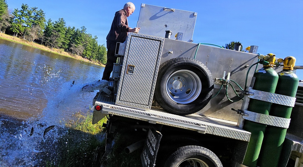 15,000 rainbow trout stocked at Fort McCoy in time for May 2026 fishing opener